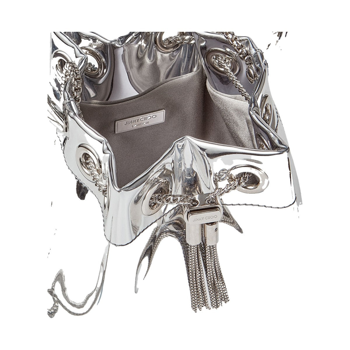 Jimmy Choo Bon Bon Mini Bag 'Silver Mirror' (Women)