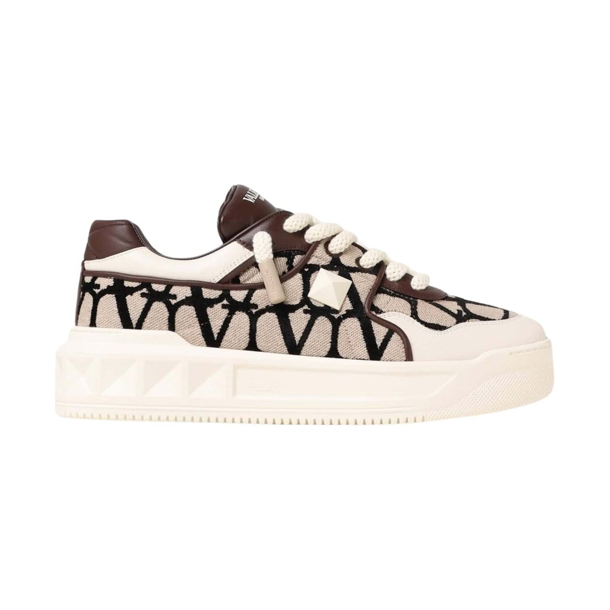 Valentino Garavani One Stud XL Sneaker 'Toile Iconographe' (Men)