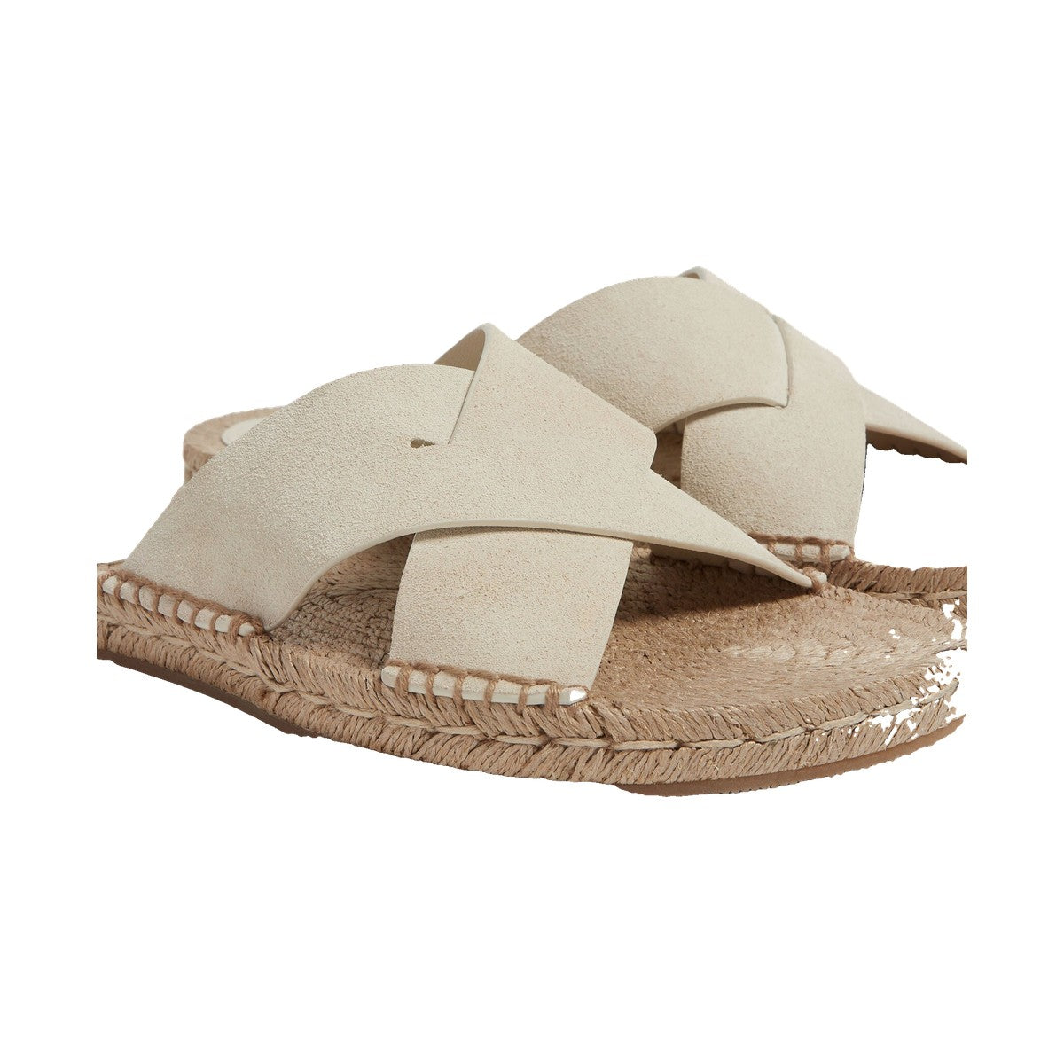 Zegna Triple Stitch™ Espadrille Sandal 'Off White Suede' (Men)
