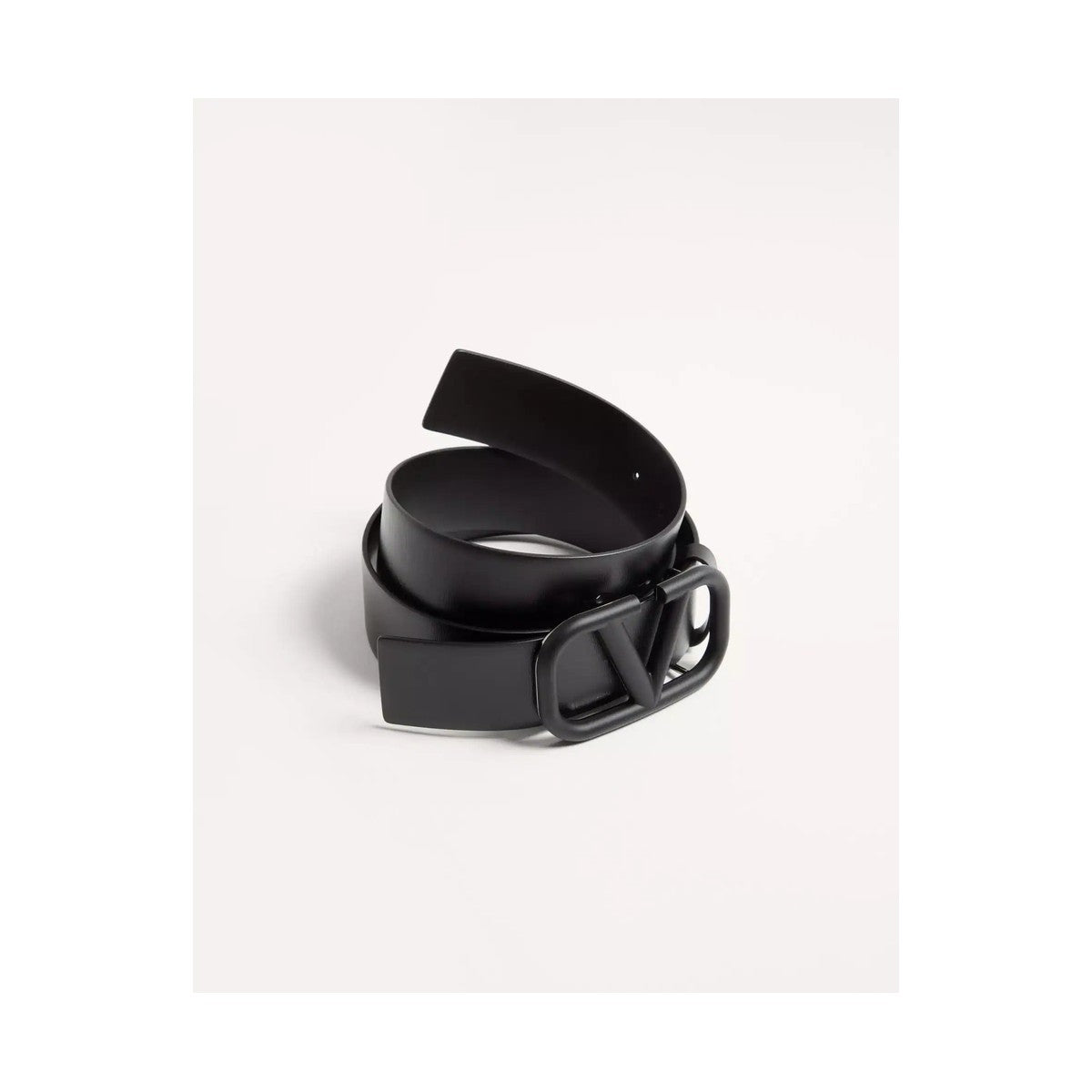 Valentino VLogo Signature Calfskin Belt 'Black' (Unisex)