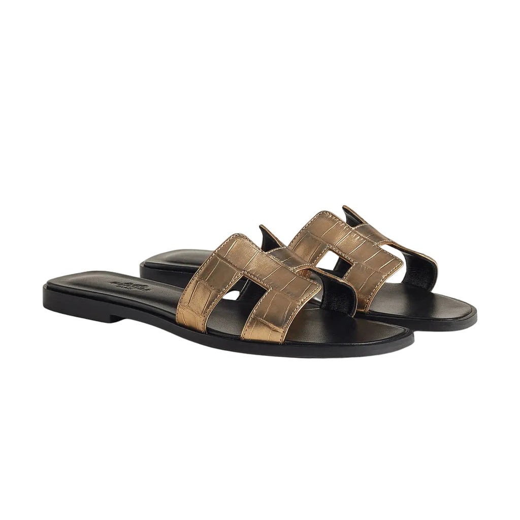 Hermès Oran Sandal 'Doré Foncé' (Women)