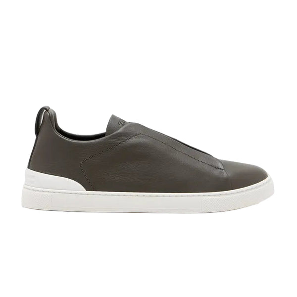 Zegna Triple Stitch™ Sneaker 'Grey Leather' (Men)