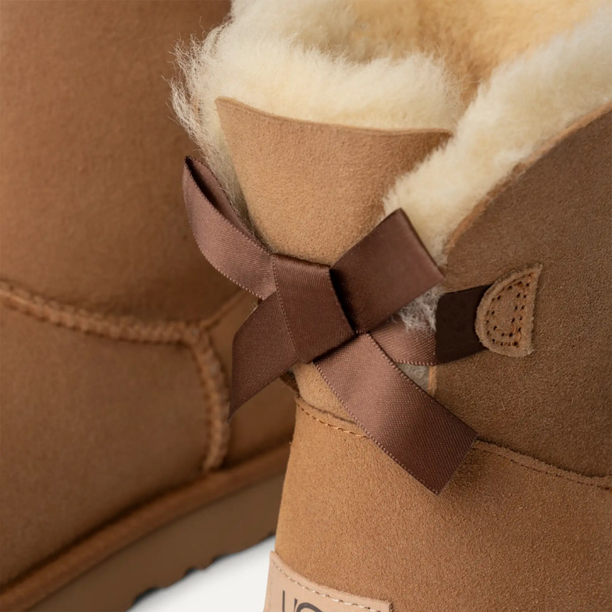 UGG Mini Bailey Bow II 'Chestnut' (Women) 