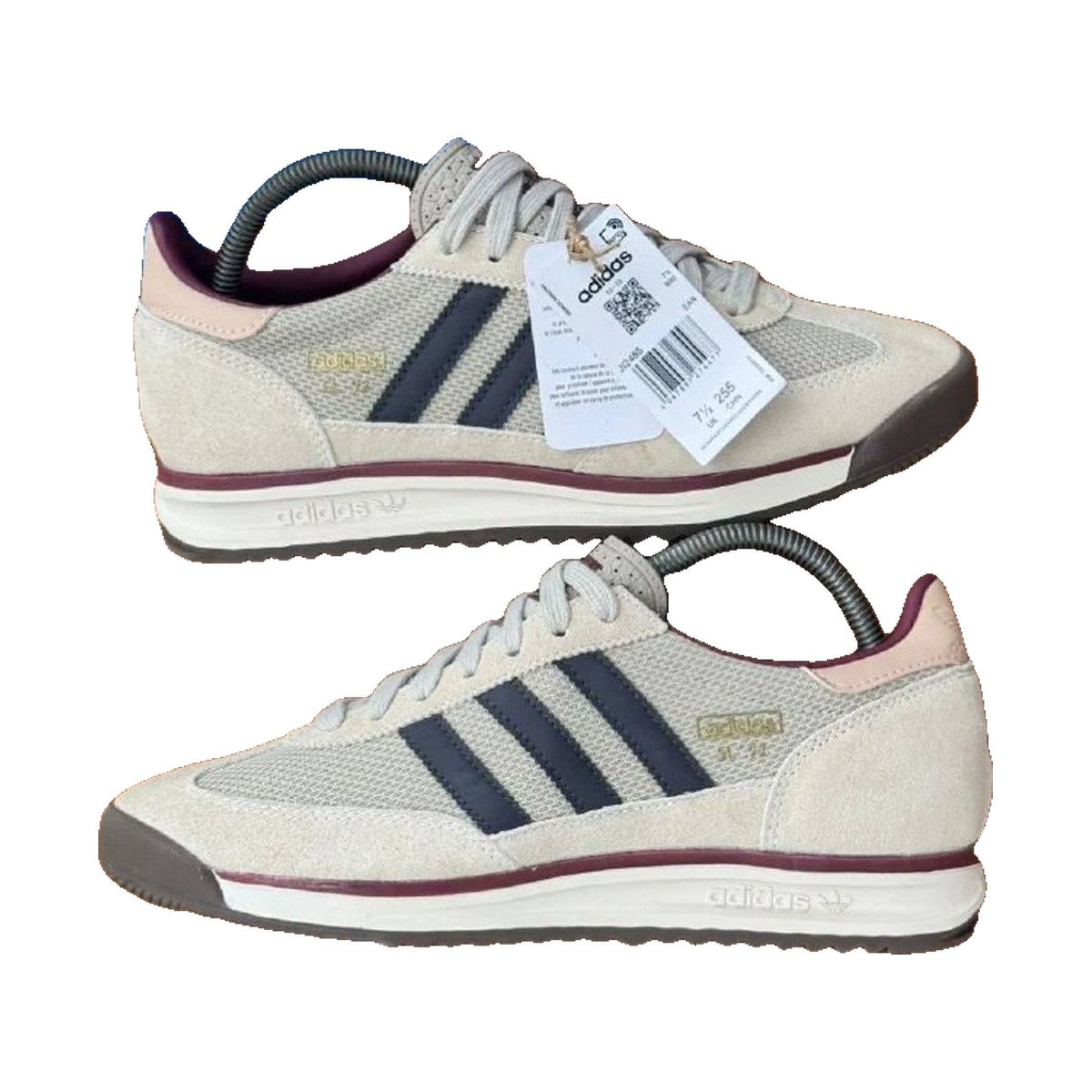 adidas SL 72 RS 'Grey Burgundy' (Men)