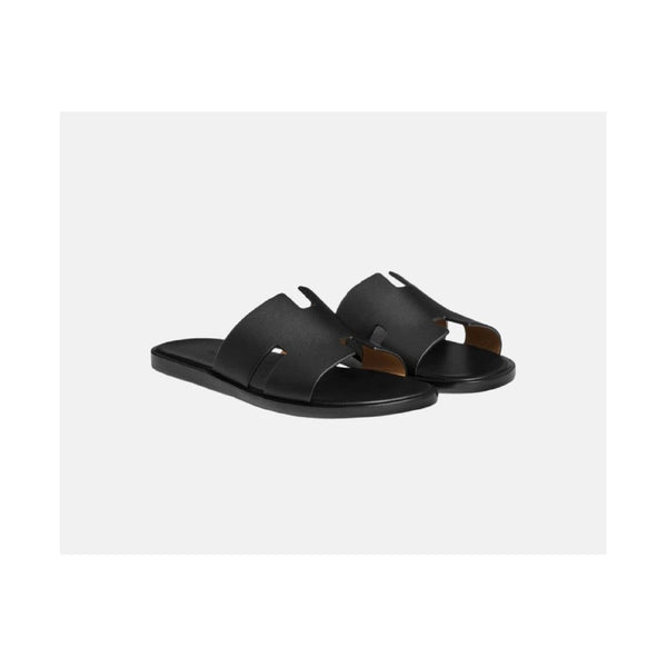 Hermès Izmir Sandal 'Noir Smooth Calfskin' (Men)